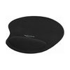 DELOCK Ergonomisches Mauspad – Mit Gel-Handballenauflage, Schwarz