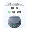 Inateck Barcodescanner – 1D/2D, tragbar, blau