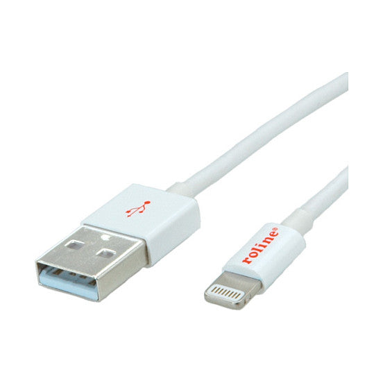 ROLINE Lightning-Kabel – 1,8 m, für Apple Geräte