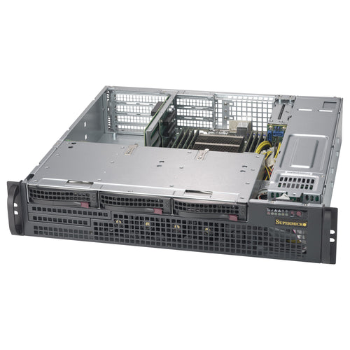 Supermicro Server-Gehäuse 2U – Hot-Swap, 800W Redundanz
