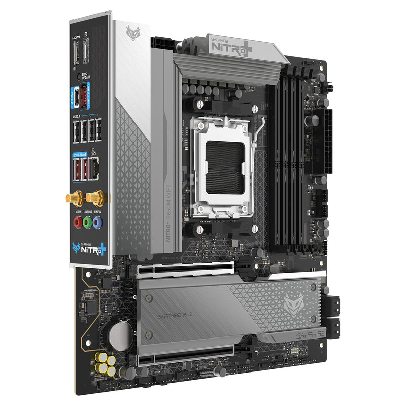 Sapphire NITRO+ Mainboard – WLAN, Sockel AM5 für AMD Ryzen