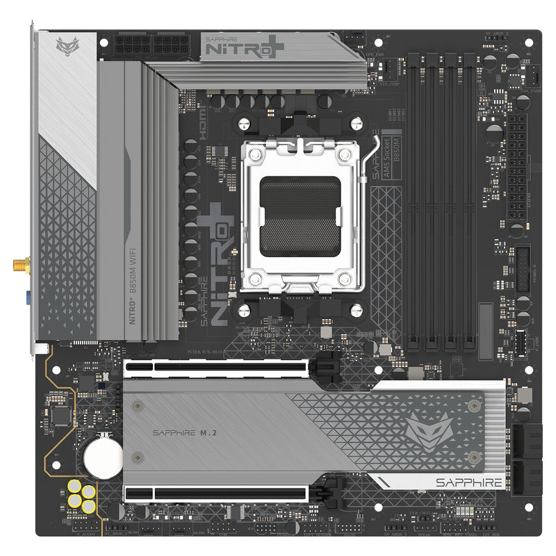 Sapphire NITRO+ Mainboard – WLAN, Sockel AM5 für AMD Ryzen