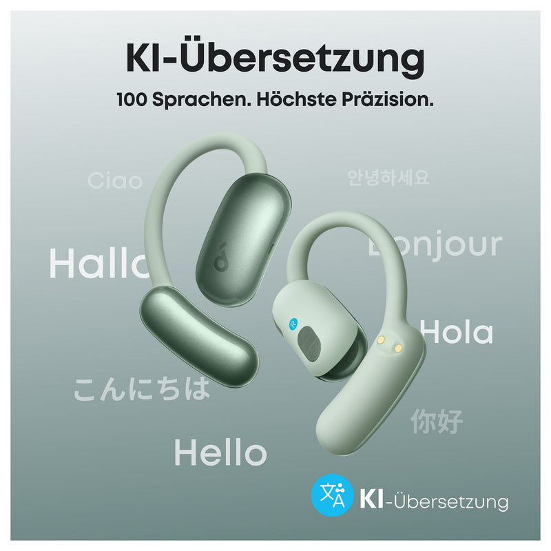 ANKER Soundcore AeroFit 2 – AI-Assistent, kabellose Kopfhörer