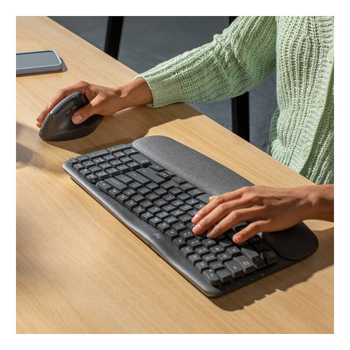 Logitech Tastatur-Maus-Set – Kabellos, Bluetooth, deutsches Layout