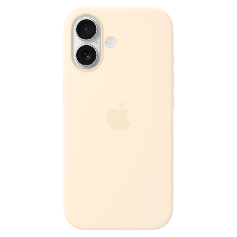 Apple iPhone 17 Silikonhülle – MagSafe-kompatibel, Vanilla-Farbe