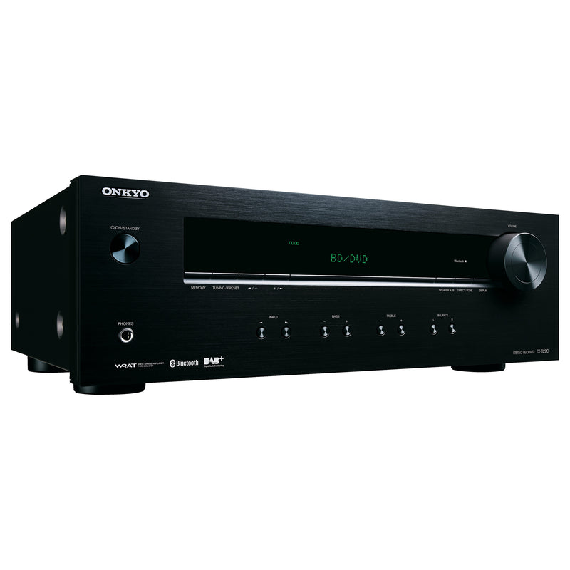 Onkyo Stereo-Receiver – Bluetooth, DAB+ Radio, Plattenspieler-Anschluss
