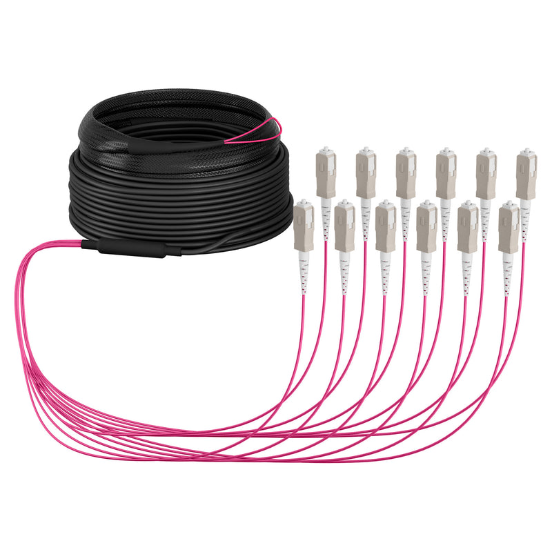 EFB Elektronik Glasfaser-Trunkkabel – 40m, OM4, Halogenfrei