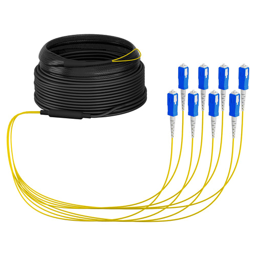 EFB Elektronik Glasfaserkabel – 30 m, 8x SC-Stecker