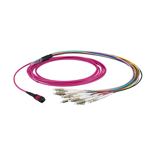 EFB Elektronik Glasfaser-Patchkabel – 7,5 m, OM5, MTP zu LC
