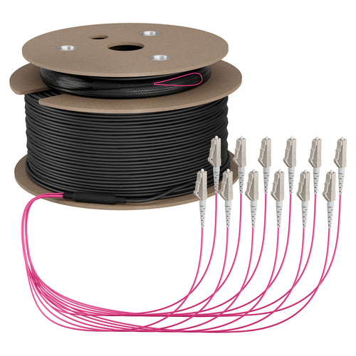 EFB Elektronik Glasfaser-Trunkkabel – 120 m, Multi-Mode, OM4