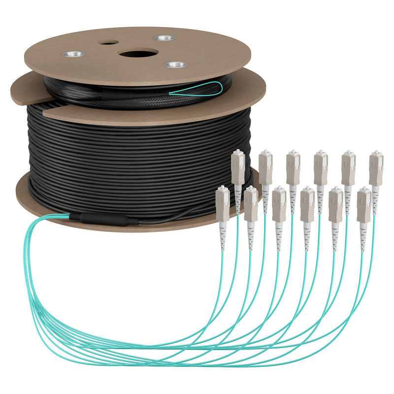 EFB Elektronik Glasfaser-Trunkkabel – 120 m, Multi-Modus