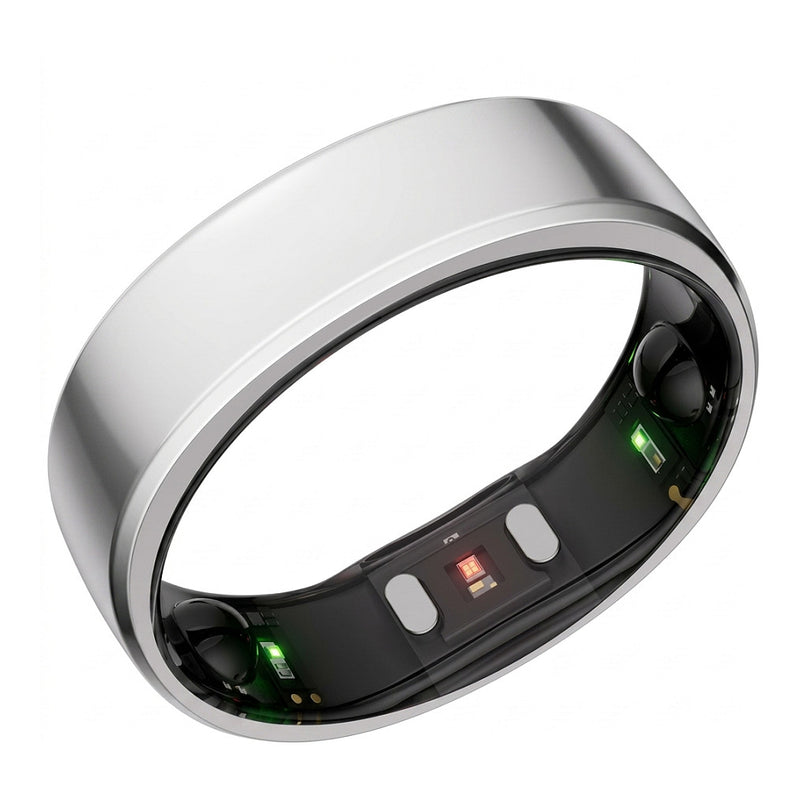 Ringconn Smart Ring Silber – Gesundheitsüberwachung, stilvolles Design