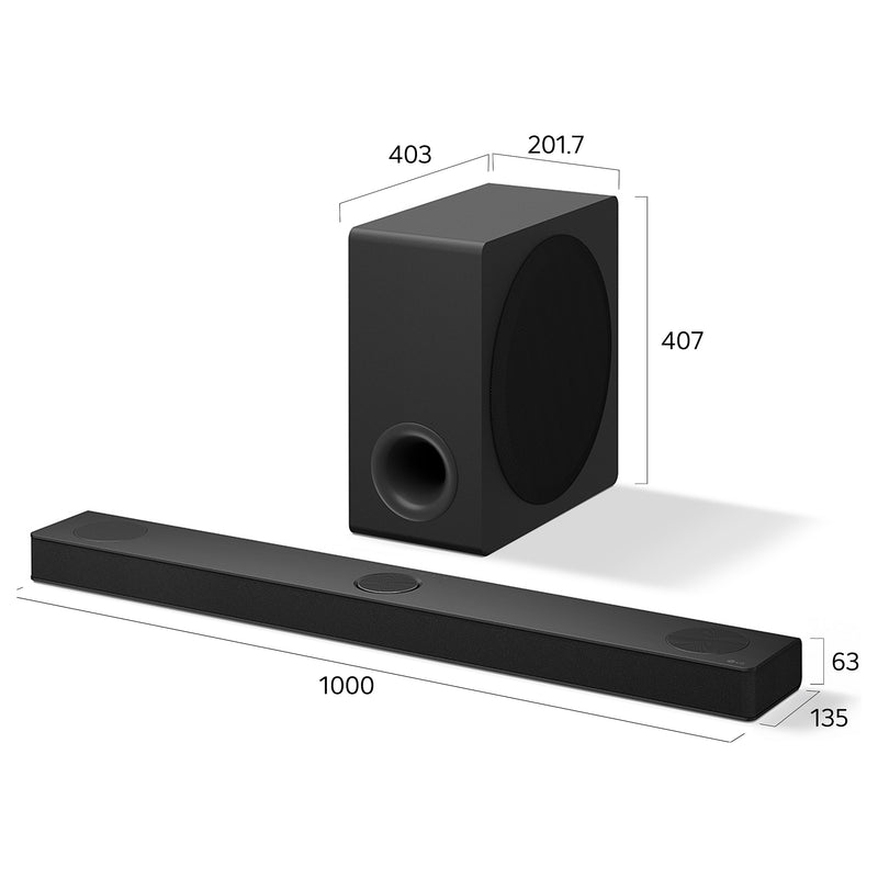 LG Soundbar – 3.1 Kanal, kraftvoller Klang