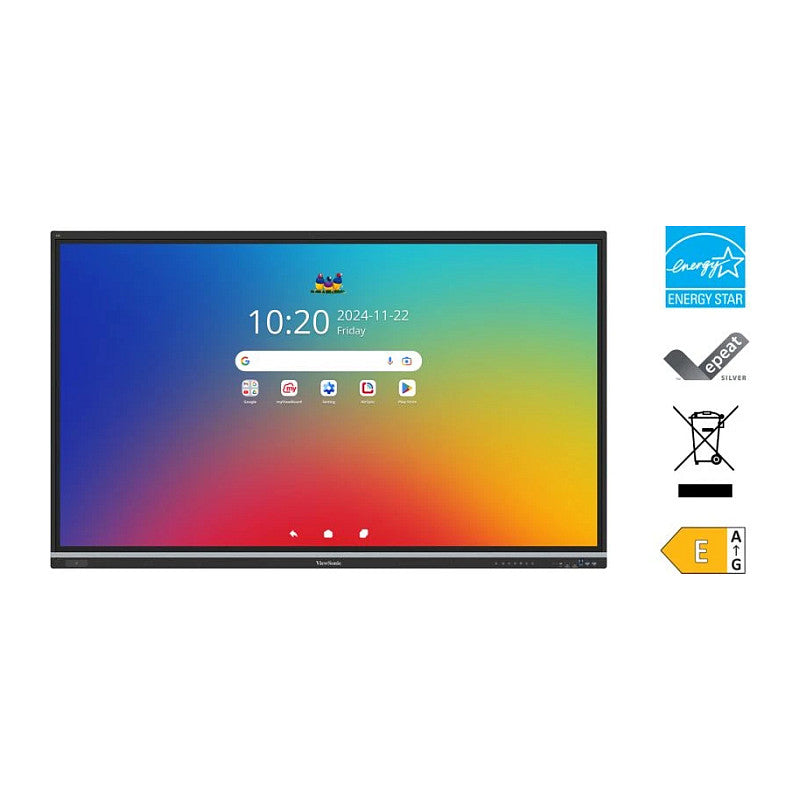 ViewSonic 65" Interaktives Display – Touchscreen, 4K-Auflösung