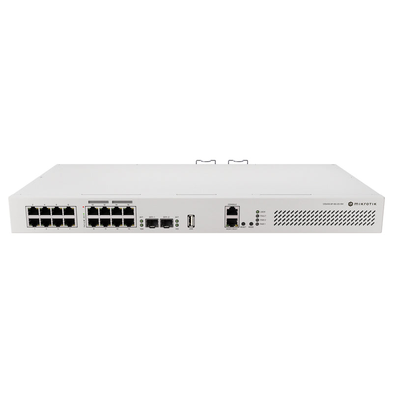 MikroTik Cloud Router Switch – 17 Anschlüsse, PoE-Unterstützung