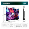 Hisense 43" 4K Smart-TV – Großes Display, Smart-Funktionen