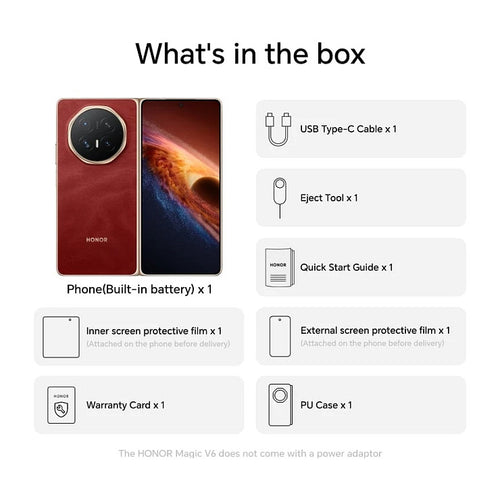 Huawei Honor Magic V6 Smartphone – 16 GB RAM, 512 GB Speicher