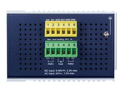 PLANET Switch – 20 Ports, für DIN- oder Wandmontage