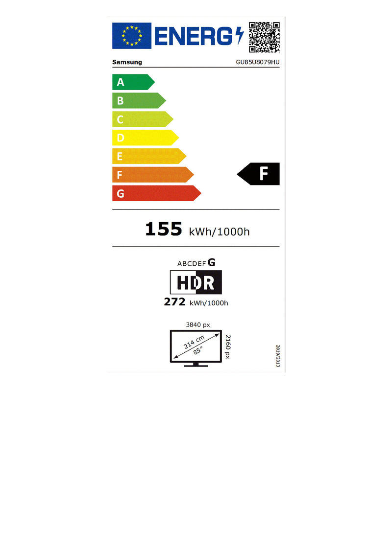 Samsung 85" 4K UHD Smart TV – Großes Bild, klare Details
