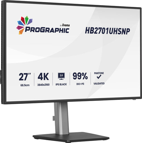 Iiyama 27" LED-Monitor – 4K-Auflösung, USB-C-Anschluss