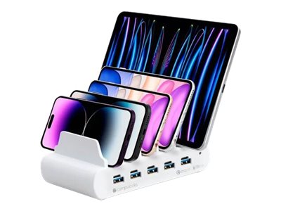 COMPULOCKS USB-Ladestation – 5 Ports, 150 Watt