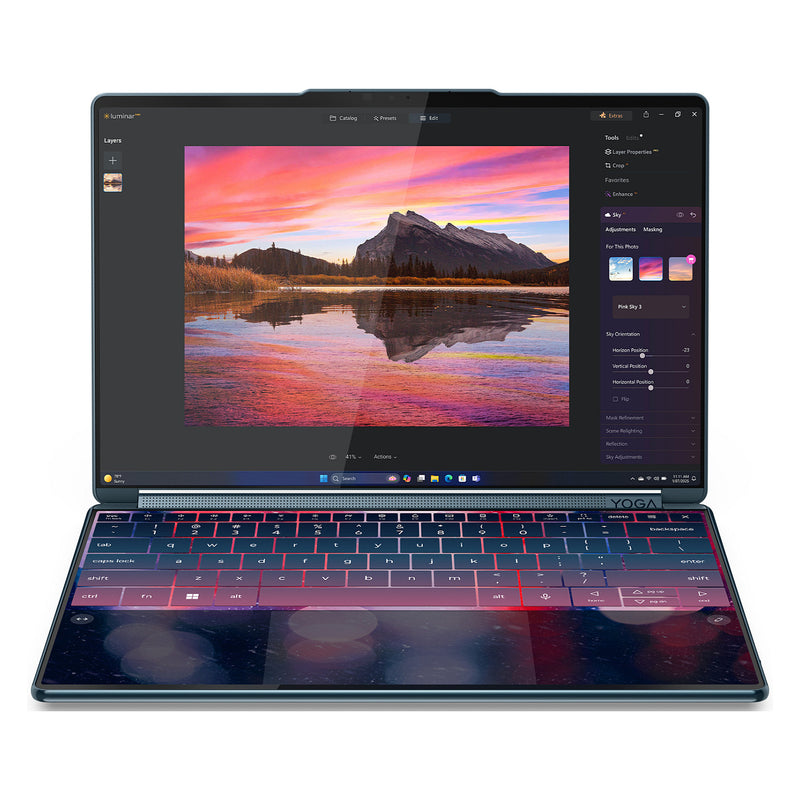 Lenovo Yoga Book 9i – 2-in-1 Laptop mit Touchscreen und 1 TB Speicher