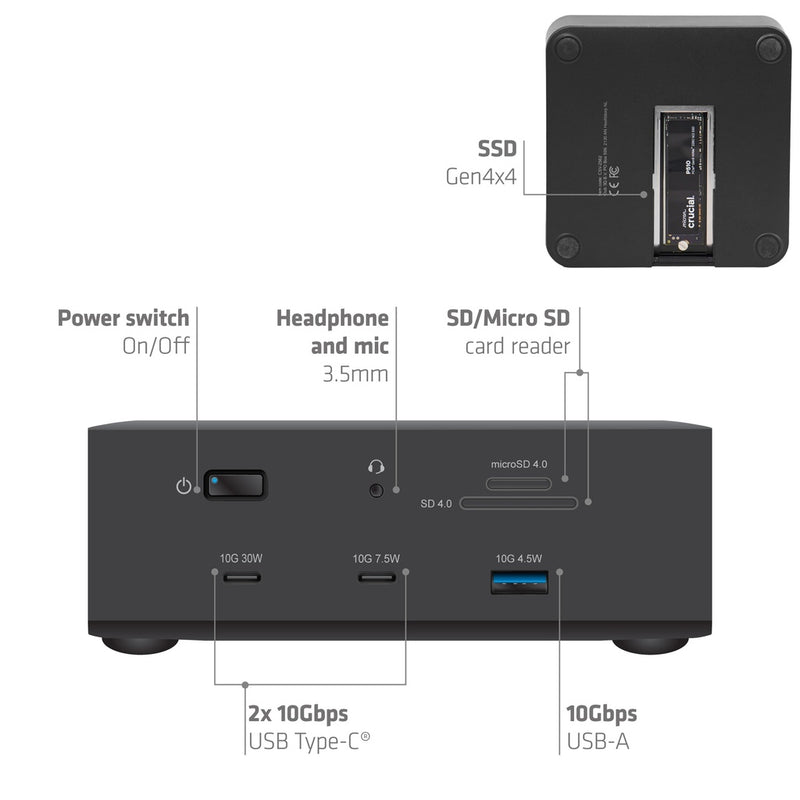 CLUB3D Dockingstation – Thunderbolt 5, 3 Displays