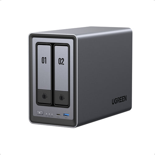 UGREEN NAS-System – 2-Bay, Intel N100, 8 GB RAM