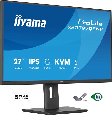 Iiyama 27" Monitor – Quad HD, IPS-Panel