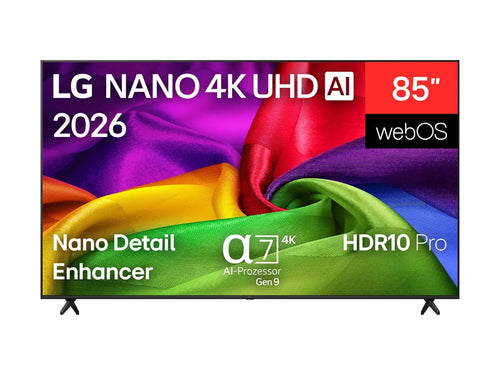 LG 85" Smart-TV – 4K UHD, Großes Display