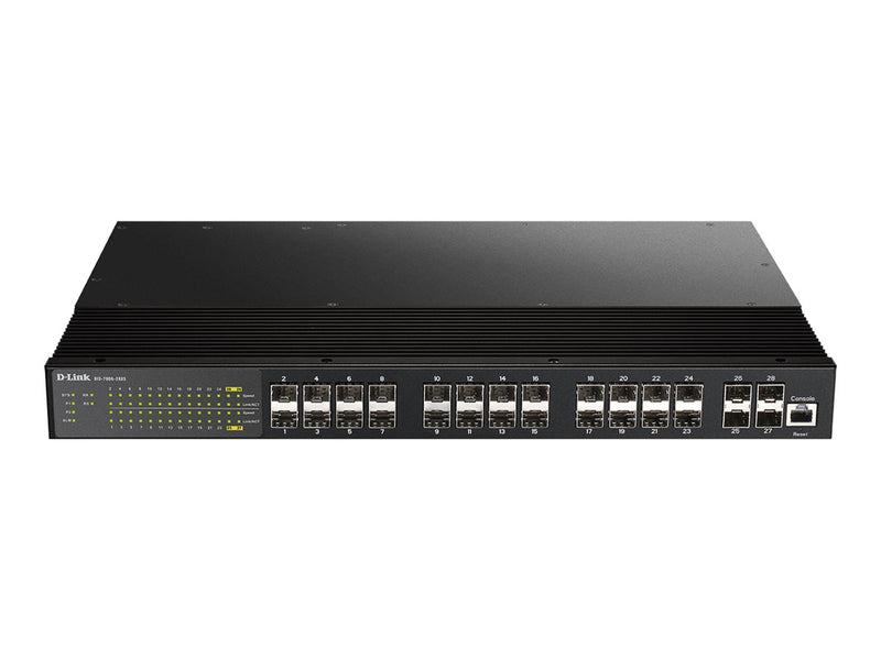 D-Link 28-Port Switch – Gigabit & 10G für schnelles Netzwerk