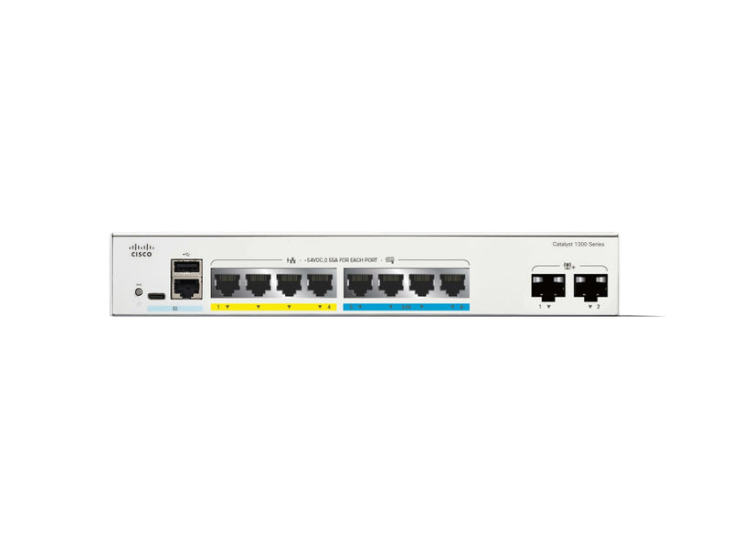 Cisco Netzwerk-Switch – 4 schnelle Ethernet-Ports, PoE+ Unterstützung