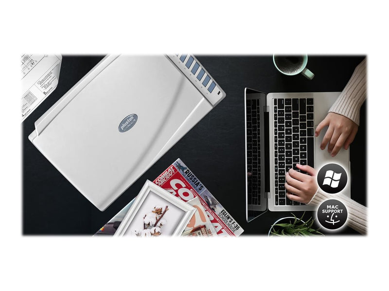 Plustek Flachbettscanner A3 – 800 dpi, USB-Anschluss