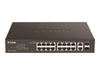 D-LINK Netzwerk-Switch – 16 Ports, PoE+ Unterstützung