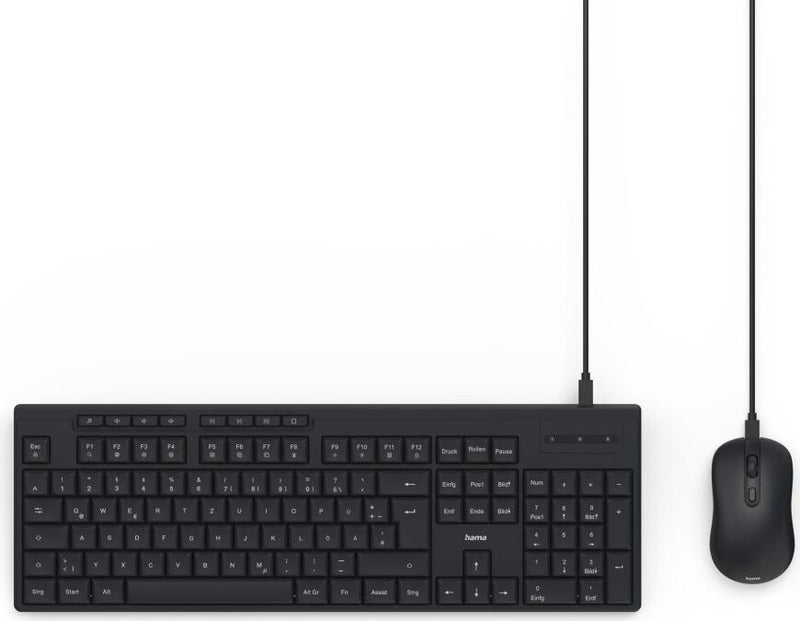 HAMA CKM-200 Tastatur – Kabelgebunden, volle Größe