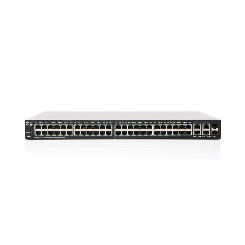 Cisco SMB Switch – 52 Anschlüsse, Gigabit-Geschwindigkeit