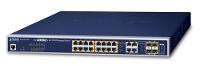 Planet Technology Netzwerk-Switch – 16 Ports, PoE+ für einfache Vernetzung