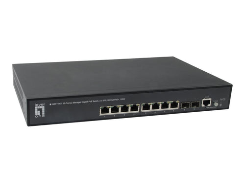 LevelOne 10-Port Switch – PoE+ für schnelle Netzwerke