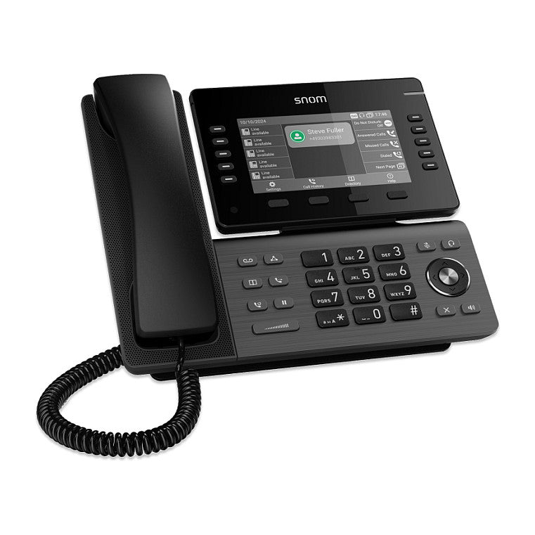 Snom VoIP-Telefon – 5" Farbdisplay, WLAN-fähig