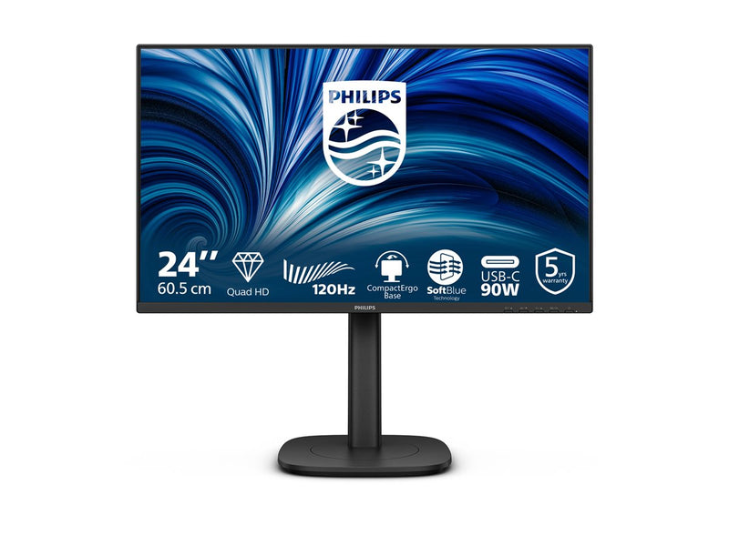 Philips 24" LED-Monitor – QHD, USB-C, Lautsprecher
