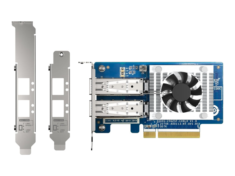 QNAP Netzwerkadapter – 25 Gbps, PCIe 4.0, 2 Ports
