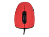 MODECOM Optische Maus – Leise, Kabelgebunden, Rot