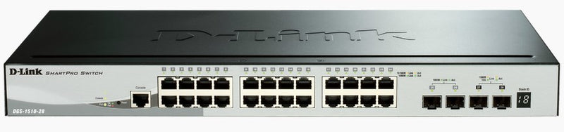 D-Link 28-Port Gigabit Switch – Smart Management, 10G-Anschlüsse