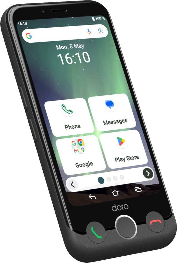 Doro Aurora A10 Smartphone – Einfach zu bedienen, Dual-SIM
