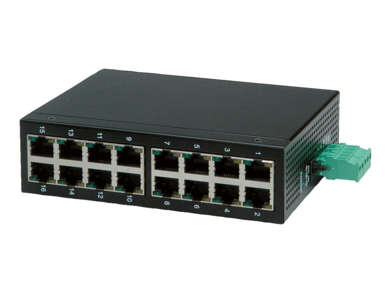 Roline Industrie-Switch – 16 Ports für robuste Netzwerke