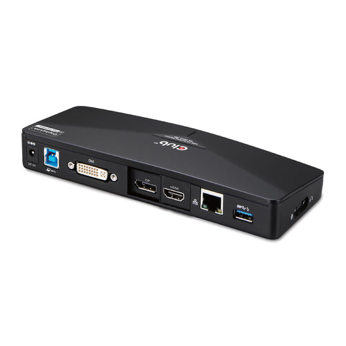 Club3D 4K Dockingstation – Verbinde bis zu 3 Monitore, USB-Anschlüsse