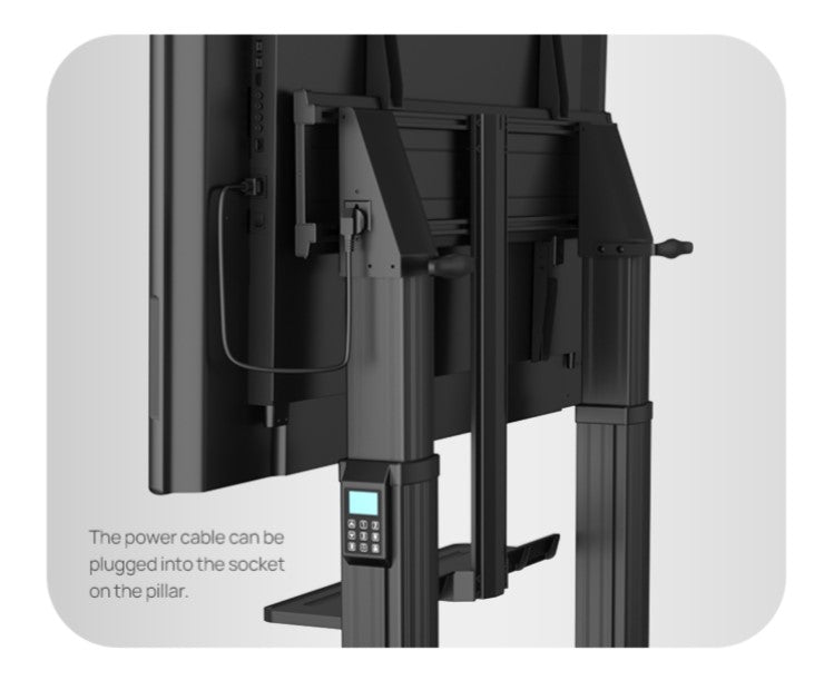 Yealink MB-FS-Lift – Höhenverstellbarer Radstand für Displays