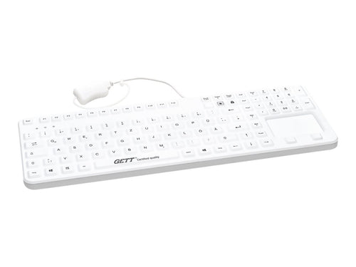 GETT CleanType Prime Touch+ – Waschbare Tastatur mit Touchpad