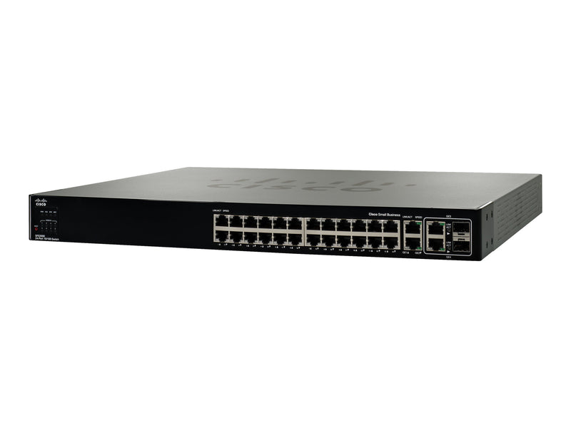 Cisco Netzwerk-Switch – 24 Ports, stapelbar, für kleine Unternehmen