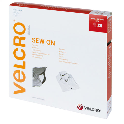 VELCRO Klettband – Zum Aufnähen, 20mm x 10m, vielseitig einsetzbar